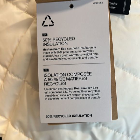 NorthFace Gardenia White Reversible Jacket-NWT - Picture 10 of 15